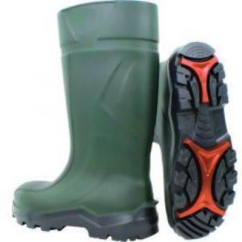 Bota de Seguridad PU S5 Verde Metal-Free 6430 Talla 45