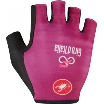 Guantes Cortos Castelli Giro d'Italia 2023 Ciclamino Rosa L