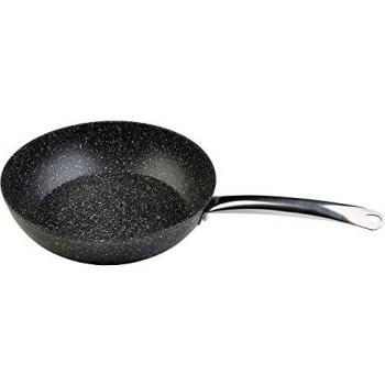 WECOOK! Granite Sartén Honda Aluminio Forjado 24cm, Inducción Completa, Antiadherente Ecológico Piedra