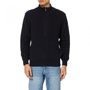 Armor-Lux Kerlouan Men's Cardigan Sweater in Rich Navy, XX-Large