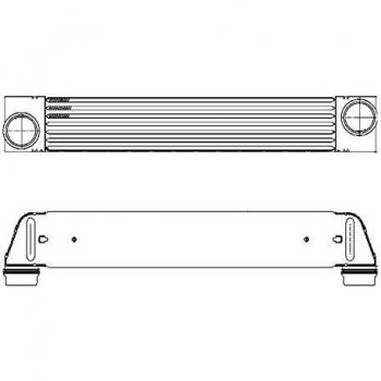 Intercooler MAHLE ORIGINAL CI 189 000P para BMW Serie 5, Echangeur de Aire/Aire y Aire/Agua