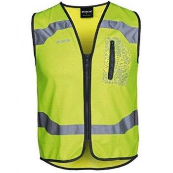 Wowow Unisex Adult Reflective Safety Vest, Yellow, S