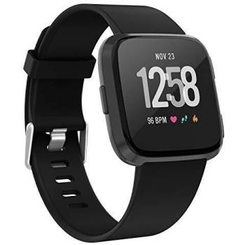 Recoppa For Fitbit Versa Correa, Soft TPU Reemplazo Versa Band Compatible con Versa Lite/Versa Special Edition/Versa 2, Mujeres Hombres Pequeño Grande