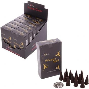 37184 - Wizard 's Spell conos de incienso Stamford Black. Un regalo perfecto para ese regalo de cumpleaños, Navidad o padres day gifts etc...