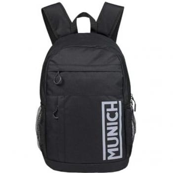 Mochila Munich Gym Sports Backpack Slim Negro 6500250 Unisex Adulto