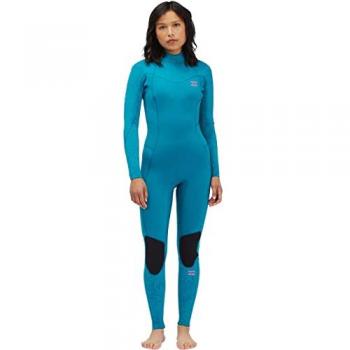 Billabong Traje De Neopreno Para Mujer Synergy 3/2 Mm Con Manga Larga Y Cremallera En La Espalda
