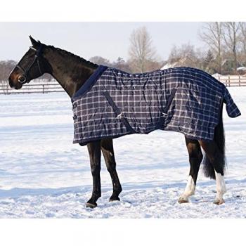 QHP Stable Rug Luxe 300g in Size: 175 cm. - Blue - 175 Cm
