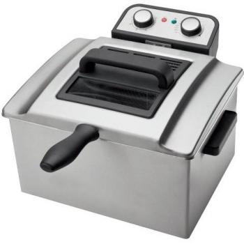 Sogo SS-798 - Freidora profesional de acero inoxidable, 5 l