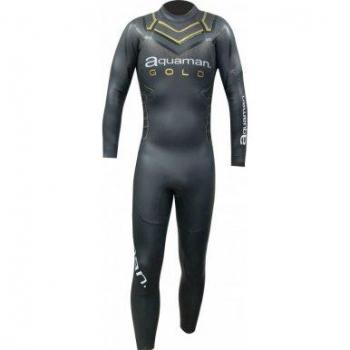 Traje neopreno Aquaman Cell Gold 2024 negro dorado - S