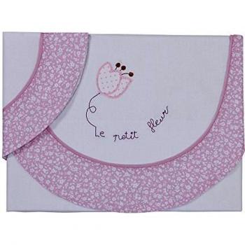 Bolín Bolón 1510152013200 - Juego de sábanas para coche y capazo, color rosa