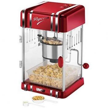 Unold Retro palomitas de maiz poppers Rojo, Plata 300 W - Palomitero