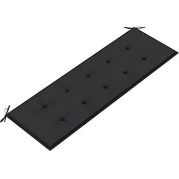 vidaXL Cojín Banco Jardín Gris 150x50x4 cm Almohadón Almohadilla Silla Patio