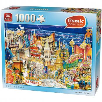 Las Vegas 1000-Piece Comic Puzzle by King