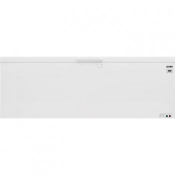 Congelador Arcón SVAN SCH5600CDC - Gran capacidad de 555 litros, color blanco y diseño horizontal