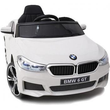 Coche Eléctrico BMW 6 GT 12V Blanco con Licencia