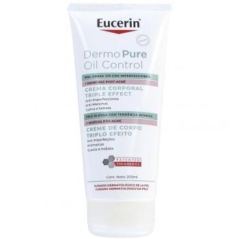 Eucerin DermoPure Triple Effect Body Cream 200ml - Anti-Blemish & Oil Control