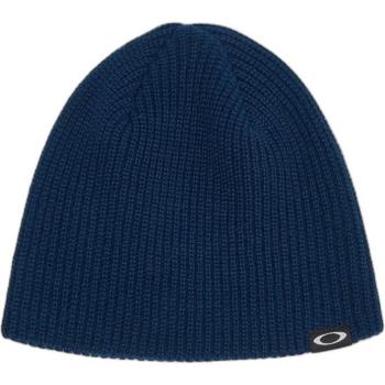 Gorro Oakley Session Beanie azul marino con diseño moderno, tejido suave y cálido, ajuste cómodo, ideal para actividades al aire libre y uso diario