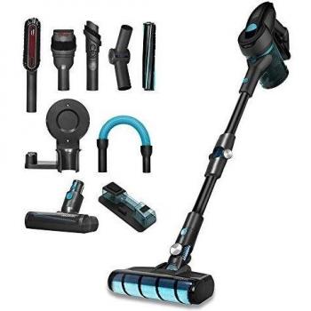 Cecotec Aspirador Escoba Sin Cable Conga Rockstar 700 Ultimate ErgoWet, Sin bolsa, 430 W y 24 KPA, 4 en 1: vertical, escoba, de mano y friega, Motor digital, Tubo flexible, 65min de Autonomía, 7 Acces