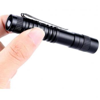 Vovotrade CREE XPE-R3 LED 1000 Lúmenes Bolsillo Táctica Militar Lámpara Acortar Mini Portátil Bolígrafo ligero Linterna Antorcha