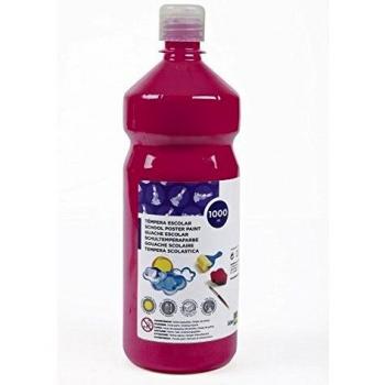 Liderpapel - Tempera escolar 1000 ml, color fucsia