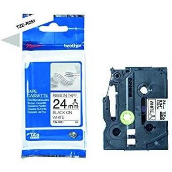 Brother textiles - Cinta para impresoras Brother P-touch H200, H100LB/R, H105, E100/VP, D200/BW/VP, D210/VP,Cube, Cube Plus