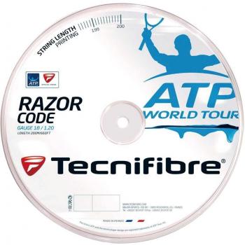 Tecnifibre ATP Razor Code Tennis String - 200m Reel, Color- Carbon