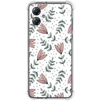 Funda Silicona Antigolpes para Motorola Moto G54 5G - Diseño Flores 01