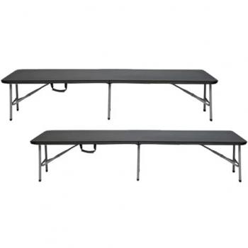Pack 2 Bancos Plegables para Catering 180x30x43cm Thinia Home