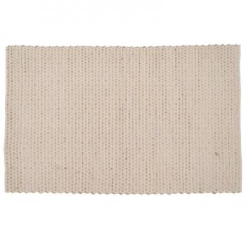 Alfombra Blanco Natural 70 % algodón 30 % Yute 200 x 290 cm