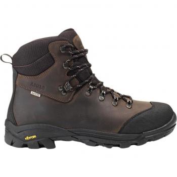 Aigle Skov Mtd Leather Men's Ankle Hiking Boots - Dark Brown