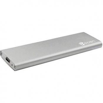 Caja Externa Heden M2 para SSD M.2 NGFF SATA hasta 2TB con Interfaz USB 3.1 Tipo C en Aluminio