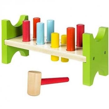 BANCO 40999 FIGURAS MARTILLO MADERA +12M