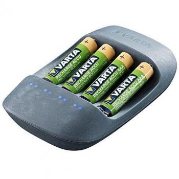 Varta 57680 Grey Indoor battery charger 57680, AC, 100-240 V, 4 pc