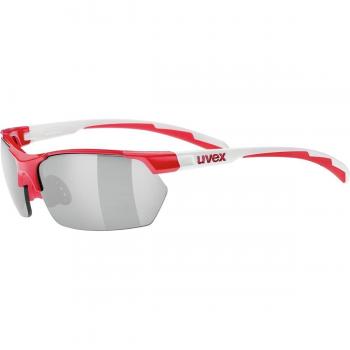 Uvex Sportstyle 114 Gafas de Ciclismo, Unisex Adulto, Rojo/Blanco, Talla única