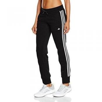 adidas ESS 3S Pant - Pantalón para mujer, talla 2XSL, color negro/ blanco