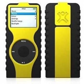 XtremeMac TuffWrap Accent Black/Yellow - Accesorio para MP3