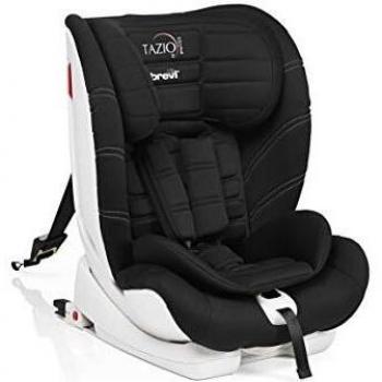 Brevi TAZIO TT con Top Tether Grupo 1/2/3 Reclinable, 9-36 kg, negro