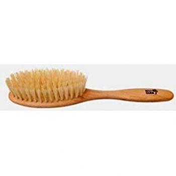 De-peine cepillo con cerdas Vegan, madera de haya con de cerdas de fibra sisal oval 6reihig