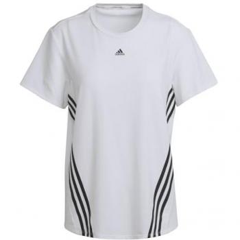 Adidas Camiseta W Hi1275 Talla Adulto - XS, Camiseta adidas Trainicons 3S manga corta blanco negro mate mujer - M, Adidas Wtr Icons 3 Stripes Short Sleeve T-shirt Blanco M Mujer,