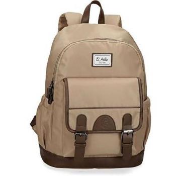 El Potro Pipe Mochila Casual Marrón 30x40x15 cms Poliéster 18L