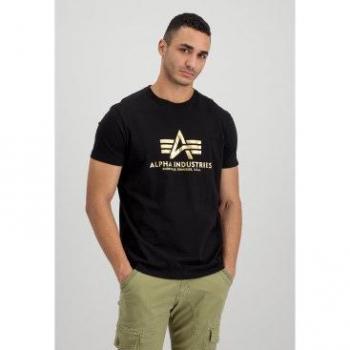 CAMISETA MANGA CORTA Basic T-Shirt Foil Print ALPHA INDUSTRIES