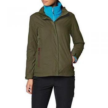 CMP - Chaqueta para Mujer, Todo el año, Mujer, Color Verde Oliva, tamaño 36