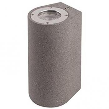 Aplique de Exterior LEVI en Hormigón Gris Oscuro, 2 x GU10 (Máx. 12W), IP65, 2 Años de Garantía