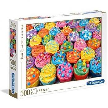 Clementoni Colorful Cupcakes 500-Piece Puzzle