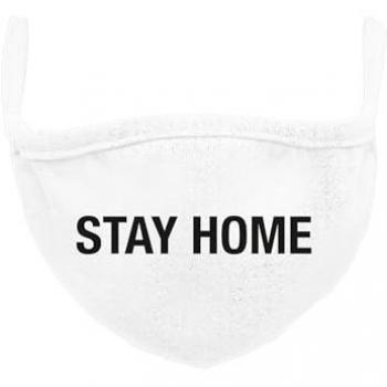 Urban Classics Stay Home White Face Mask - Everyday Use, One Size