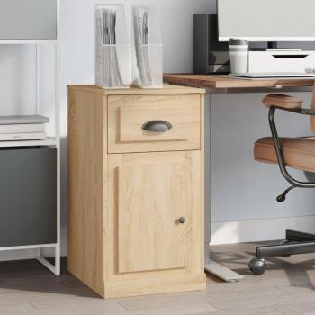 Mueble cajón roble 40x50x75 cm madera multicapa Vidaxl Marrón