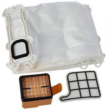 Mister Vac A901 - Bolsas de tela, 6 unidades, filtro HEPA, filtro de carbón y filtro de protección del motor para Vorwerk Kobold 135, 136