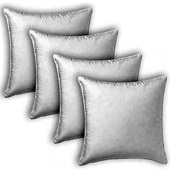 MERCURY TEXTIL- Relleno de Cojin Juego de 2/4 Unidades Super Suave Mullido, Antialergico, Fibra Hueca de Alta recuperacion, para Sofá,Cama,Coche
