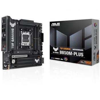 Placa Base Asus TUF GAMING B850M-PLUS AMD AM5 Micro ATX DDR5, 14+2+1 Etapas de Alimentación, PCIe 5.0, 3 Ranuras M.2, Real