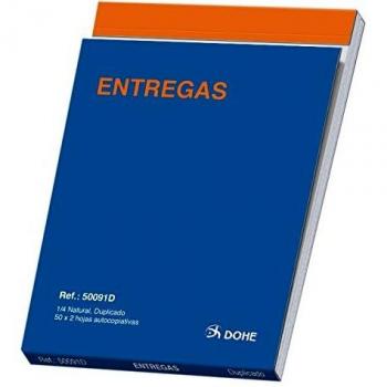 Dohe 50091D - Talonario Entregas cuarto natural duplicado